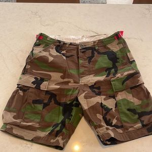 Topo Designs Camo cargo shorts